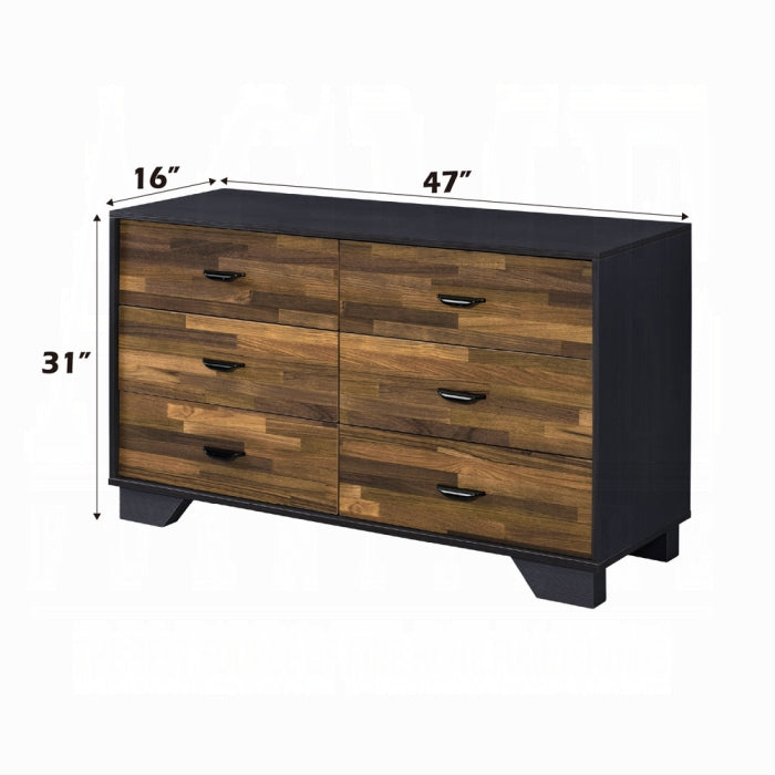 dresser on a white background showing measurements at 47 inch long 16 inch wide and 31 inch tall 