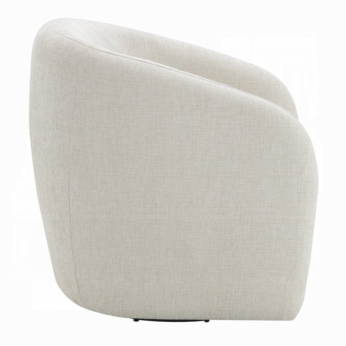 white back ground off white fabric chair 