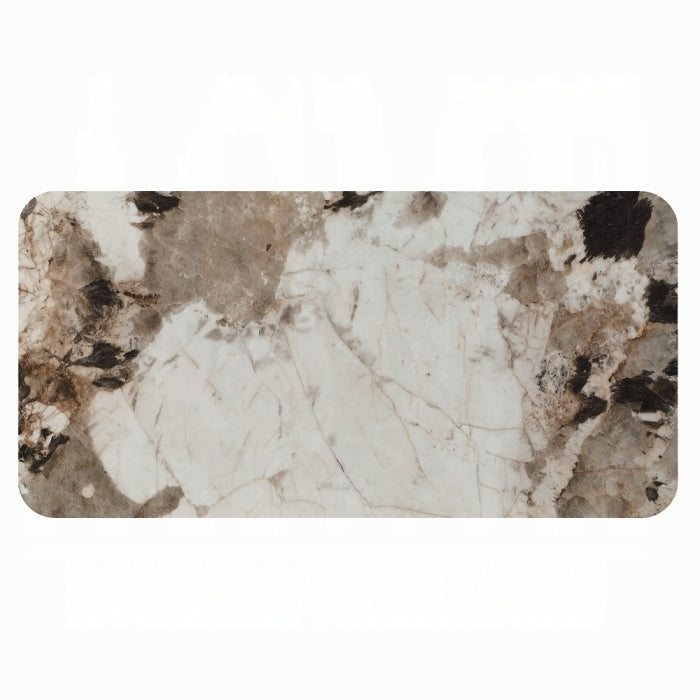 Marble-patterned surface with beige, brown, and white colors on a white background look alike 